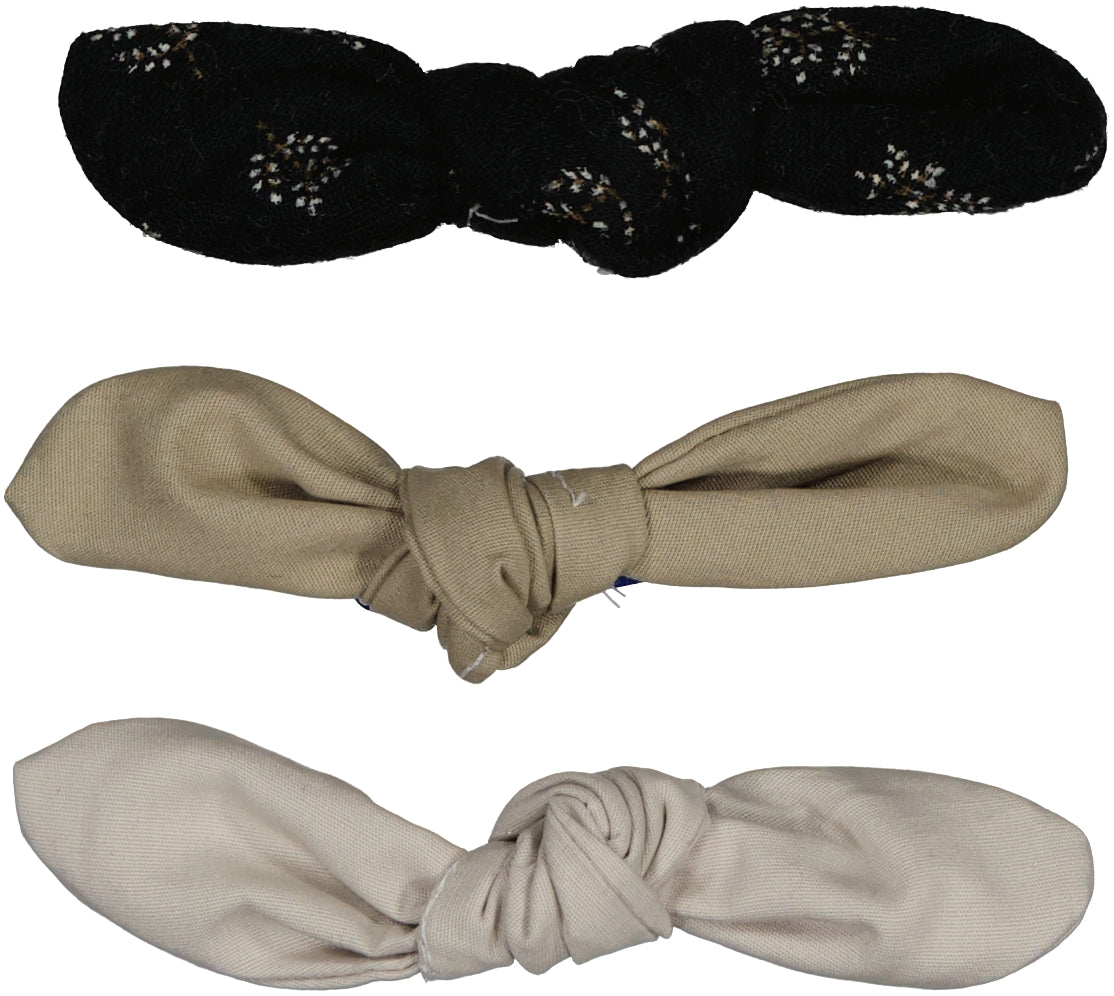 Beige bows 3 pack