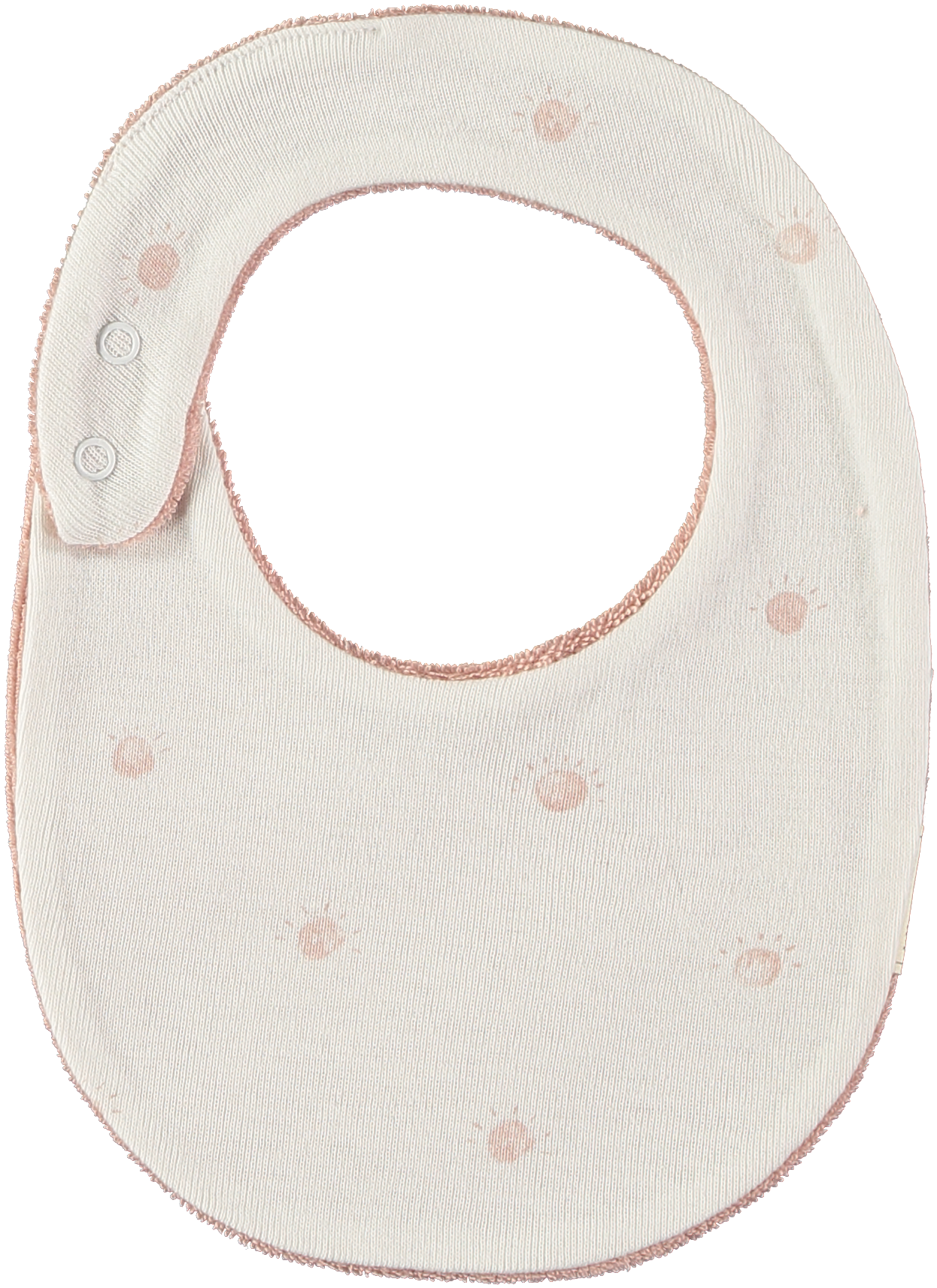 SUN newborn reversible bib- 2 colors