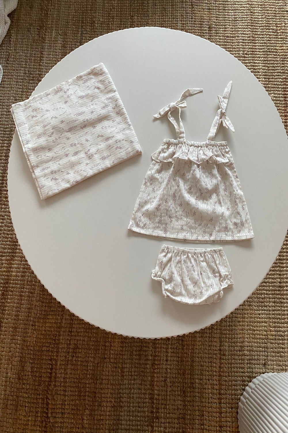 Corralejo Set:  Dress+ Bloomer + Blanket Set